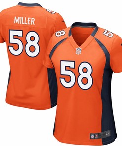 Von Miller Denver Broncos Nike Womens Game Jersey - Orange