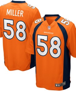 Von Miller Denver Broncos Nike Youth Team Color Game Jersey - Orange