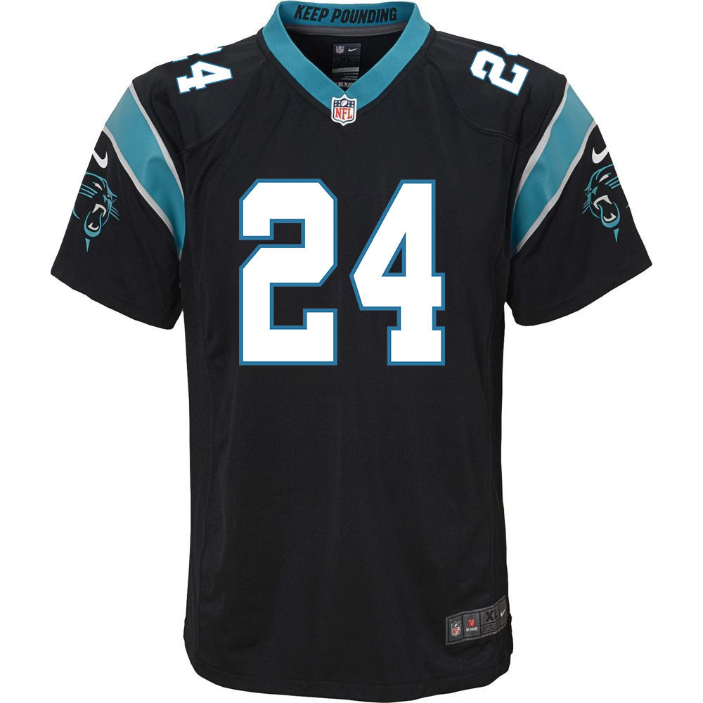 Vonn Bell 24 Carolina Panthers Youth Game Jersey - Black