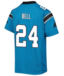 Vonn Bell 24 Carolina Panthers Youth Game Jersey - Blue