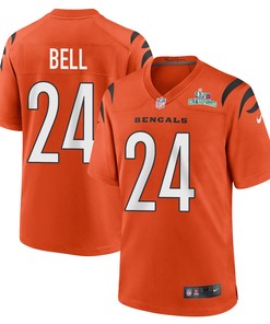Vonn Bell 24 Cincinnati Bengals Super Bowl LVII Champions Men Alternate Game Jersey - Orange