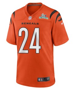 Vonn Bell 24 Cincinnati Bengals Super Bowl LVII Champions Men Alternate Game Jersey - Orange