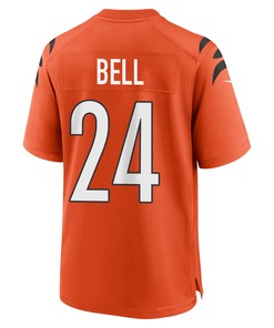 Vonn Bell 24 Cincinnati Bengals Super Bowl LVII Champions Men Alternate Game Jersey - Orange