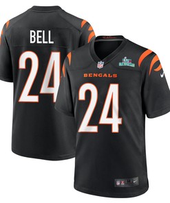 Vonn Bell 24 Cincinnati Bengals Super Bowl LVII Champions Men Game Jersey - Black