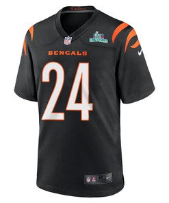 Vonn Bell 24 Cincinnati Bengals Super Bowl LVII Champions Men Game Jersey - Black