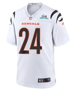 Vonn Bell 24 Cincinnati Bengals Super Bowl LVII Champions Men Game Jersey - White