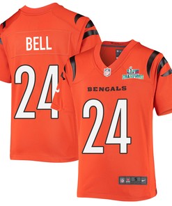 Vonn Bell 24 Cincinnati Bengals Super Bowl LVII Champions Youth Alternate Game Jersey - Black
