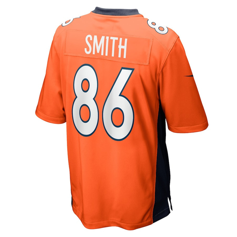 Vyncint Smith Denver Broncos Game Player Jersey - Orange