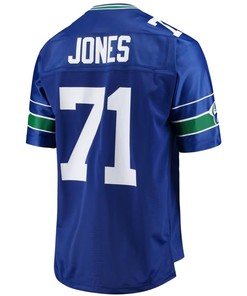 Walter Jones Seattle Seahawks Nfl Pro Line Retired Player Replica Jersey - College Navy