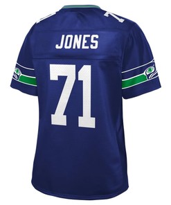 Walter Jones Seattle Seahawks Nfl Pro Line Womens Retired Player Jersey - Royal