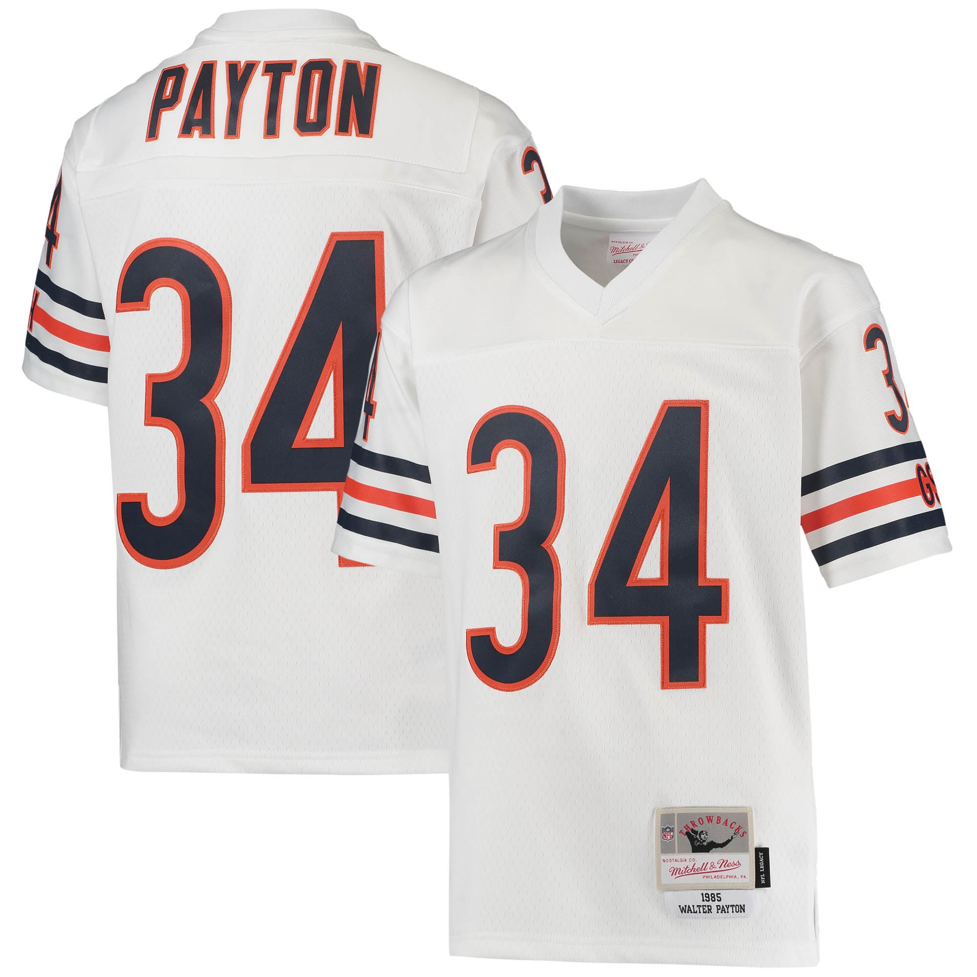 Walter Payton Chicago Bears Mitchell & Ness 1985 Retired Player Legacy Jersey - White Nfl