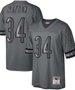 Walter Payton Chicago Bears Mitchell & Ness 1985 Retired Player Metal Legacy Jersey - Charcoal Nfl