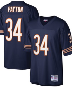Walter Payton Chicago Bears Mitchell & Ness Big & Tall 1985 Retired Player Replica Jersey - Navy Nfl