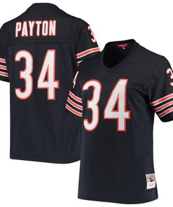 Walter Payton Chicago Bears Mitchell & Ness Womens 1985 Legacy Replica Jersey - Navy Nfl