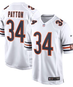 Walter Payton Chicago Bears Retired Player Away Game Jersey - White Nfl