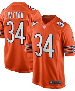 Walter Payton Chicago Bears Retired Player Jersey Orange Nfl
