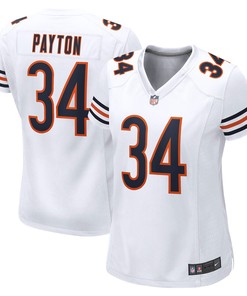 Walter Payton Chicago Bears Womens Retired Game Jersey - White Nfl