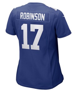 Wan'Dale Robinson New York Giants Women's Game Player Jersey - Royal