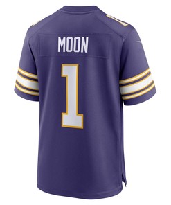 Warren Moon 1 Minnesota Vikings Classic Retired Game Men Jersey - Purple