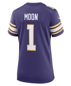 Warren Moon 1 Minnesota Vikings Women's Classic Retired Game Jersey - Purple