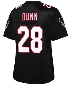 Warrick Dunn Atlanta Falcons Nfl Pro Line Womens Retired Player Jersey - Black