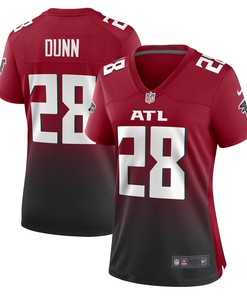 Warrick Dunn Atlanta Falcons Womens Retired Game Jersey - Red Nfl