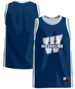 Washburn Ichabods Basketball Jersey - Blue Ncaa