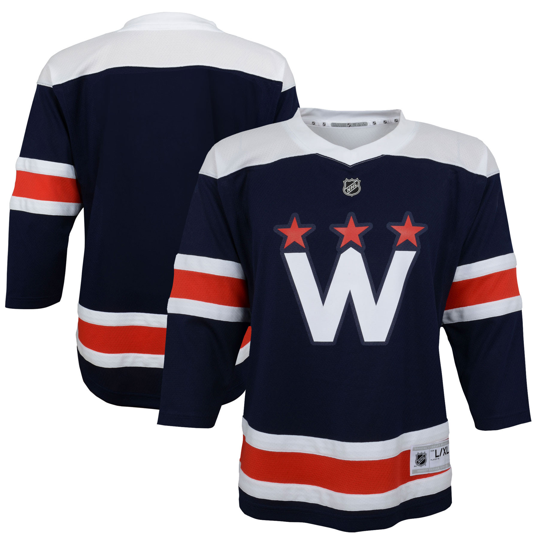 Washington Capitals 2020/21 Alternate Replica Jersey - Navy Nhl