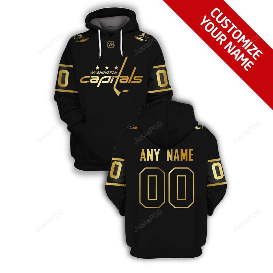 Washington Capitals 3D Hoodie Zip Hoodie 02