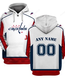 Washington Capitals 3D Hoodie Zip Hoodie 06