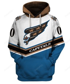 Washington Capitals 3D Hoodie Zip Hoodie 07