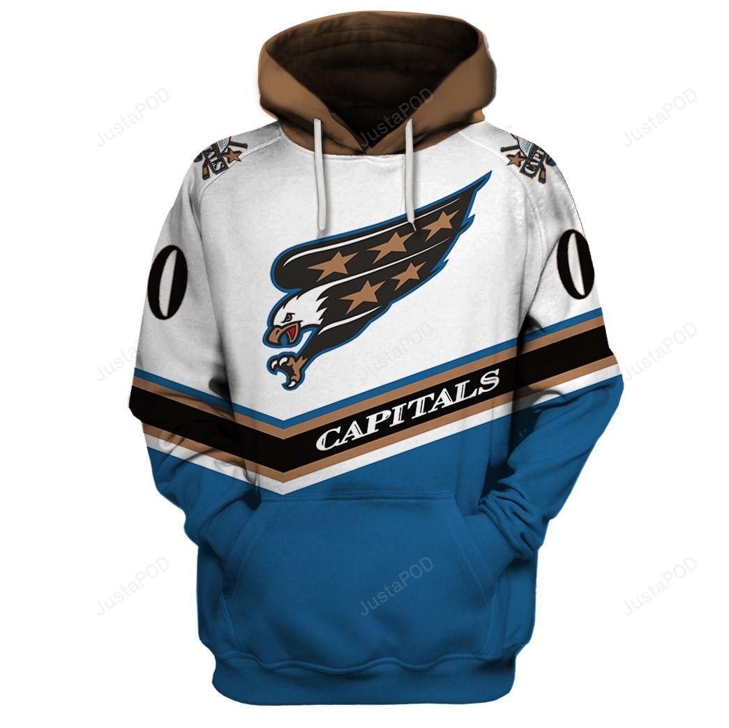 Washington Capitals 3D Hoodie Zip Hoodie 07