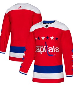 Washington Capitals Adidas Alternate Authentic Jersey - Red Nhl