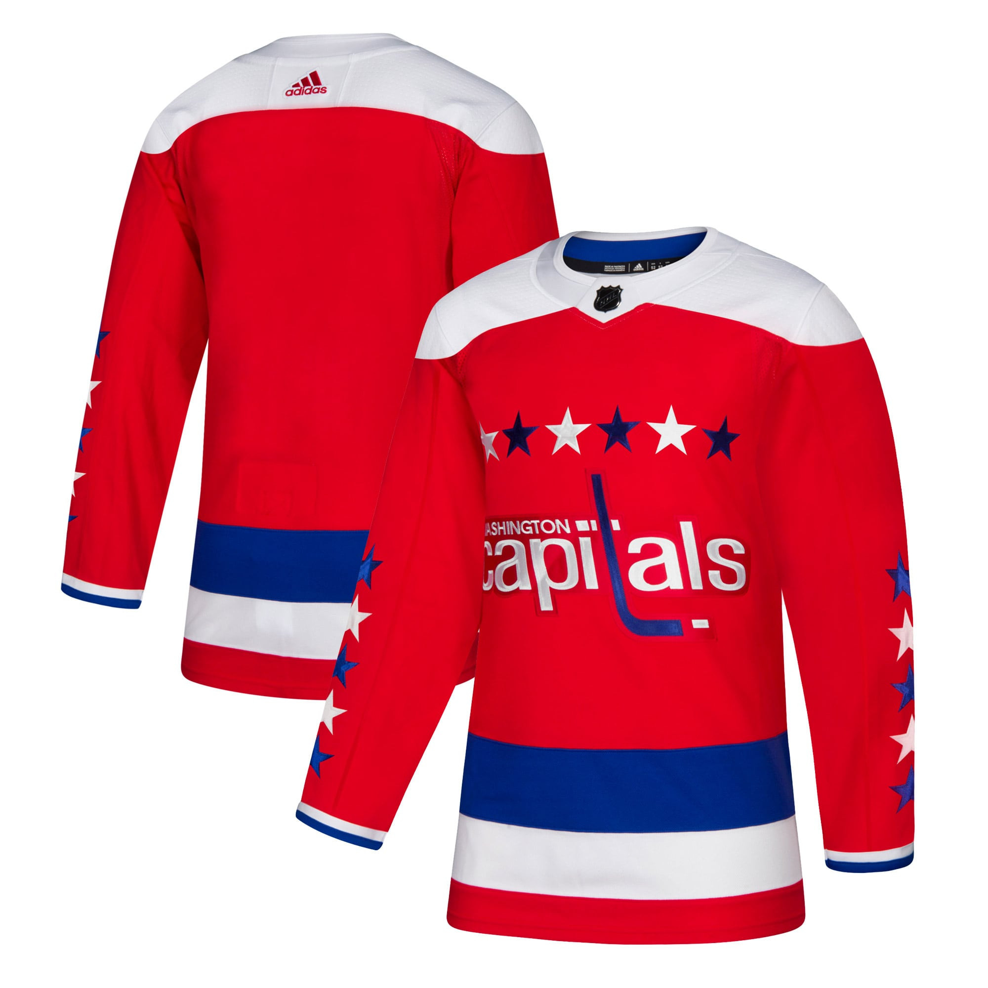 Washington Capitals Adidas Alternate Authentic Jersey - Red Nhl