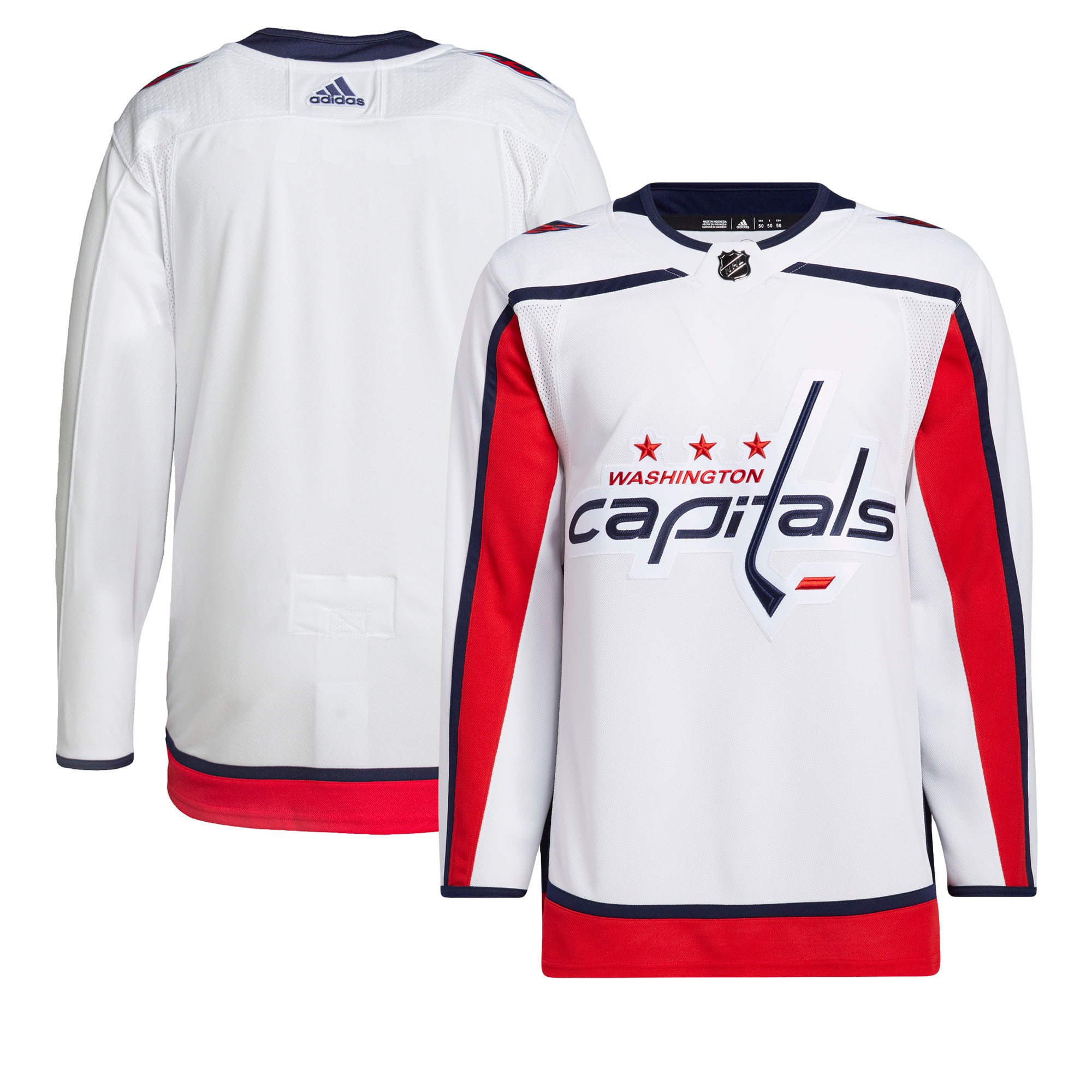 Washington Capitals Adidas Away Primegreen Authentic Pro Jersey White Nhl