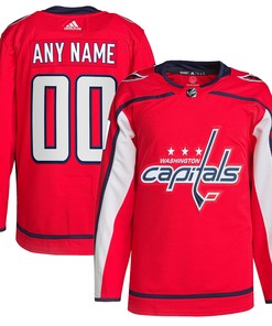 Washington Capitals Adidas Home Primegreen Authentic Pro Custom Jersey Red Custom Jerseys Nhl