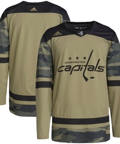 Washington Capitals Adidas Military Appreciation Team Authentic Practice Jersey - Camo Nhl