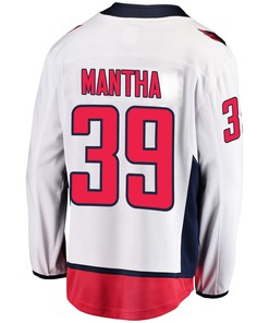 Washington Capitals Anthony Mantha 39 Away 2022 Stanley Cup Playoffs Breakaway Men Jersey - White