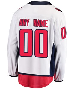 Washington Capitals Custom Away 2022 Stanley Cup Playoffs Breakaway Men Jersey - White