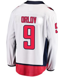 Washington Capitals Dmitry Orlov 9 Away 2022 Stanley Cup Playoffs Breakaway Men Jersey - White