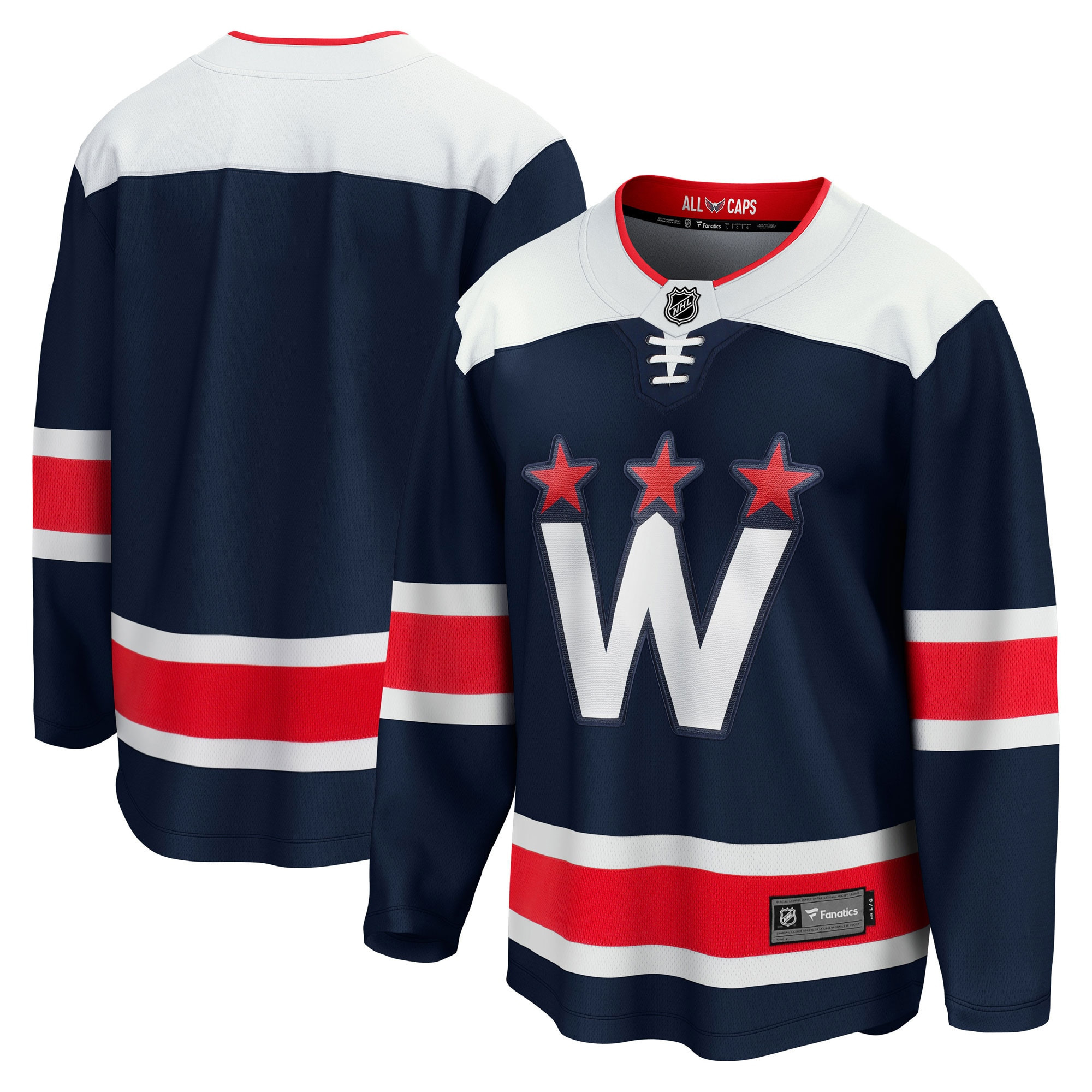 Washington Capitals Fanatics Branded 2020/21 Alternate Premier Breakaway Jersey - Navy Nhl