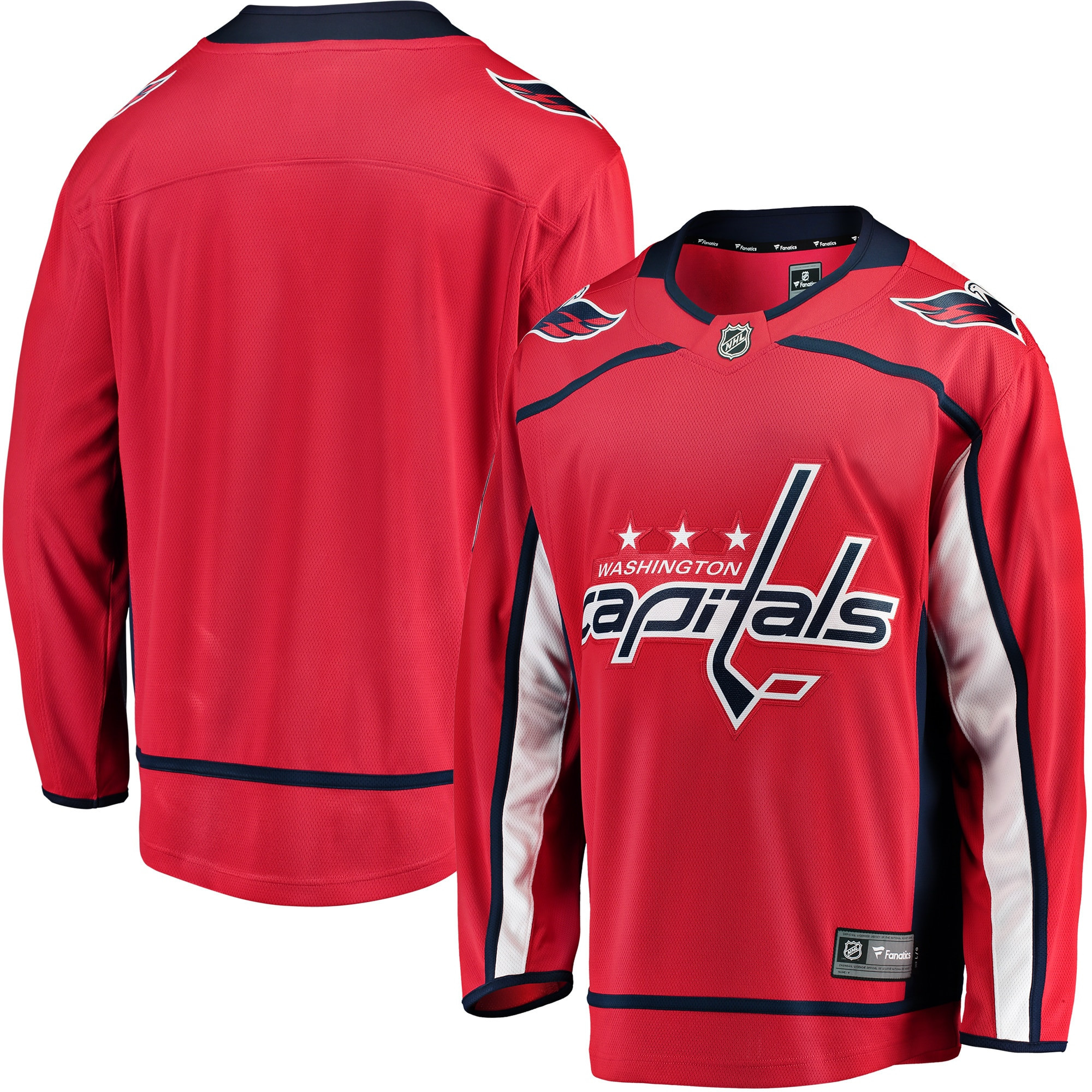 Washington Capitals Fanatics Branded Breakaway Home Jersey - Red Nhl