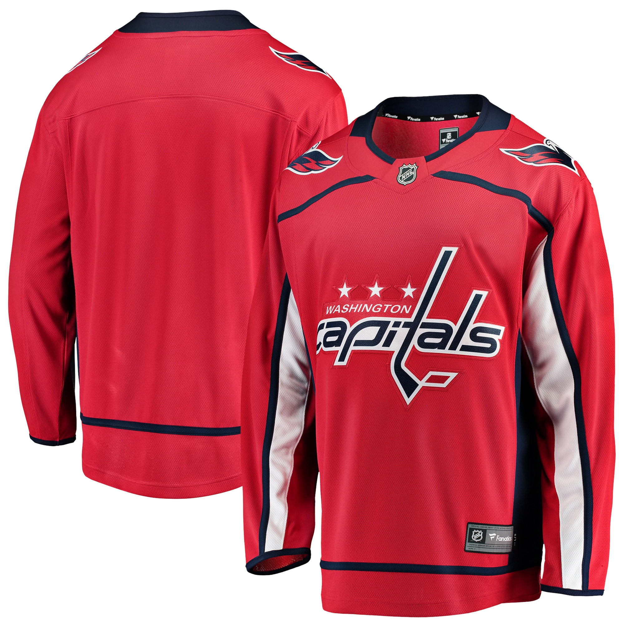 Washington Capitals Fanatics Branded Home Breakaway Jersey - Red Nhl