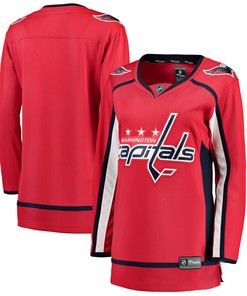 Washington Capitals Fanatics Branded Womens Breakaway Home Jersey Red Nhl
