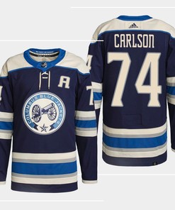 Washington Capitals John Carlson 74 Alternate Navy 2022-23 Jersey