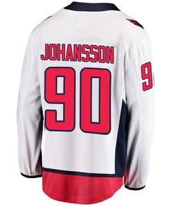 Washington Capitals Marcus Johansson 90 Away 2022 Stanley Cup Playoffs Breakaway Men Jersey - White