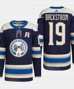 Washington Capitals Nicklas Backstrom 19 Alternate Navy 2022-23 Jersey