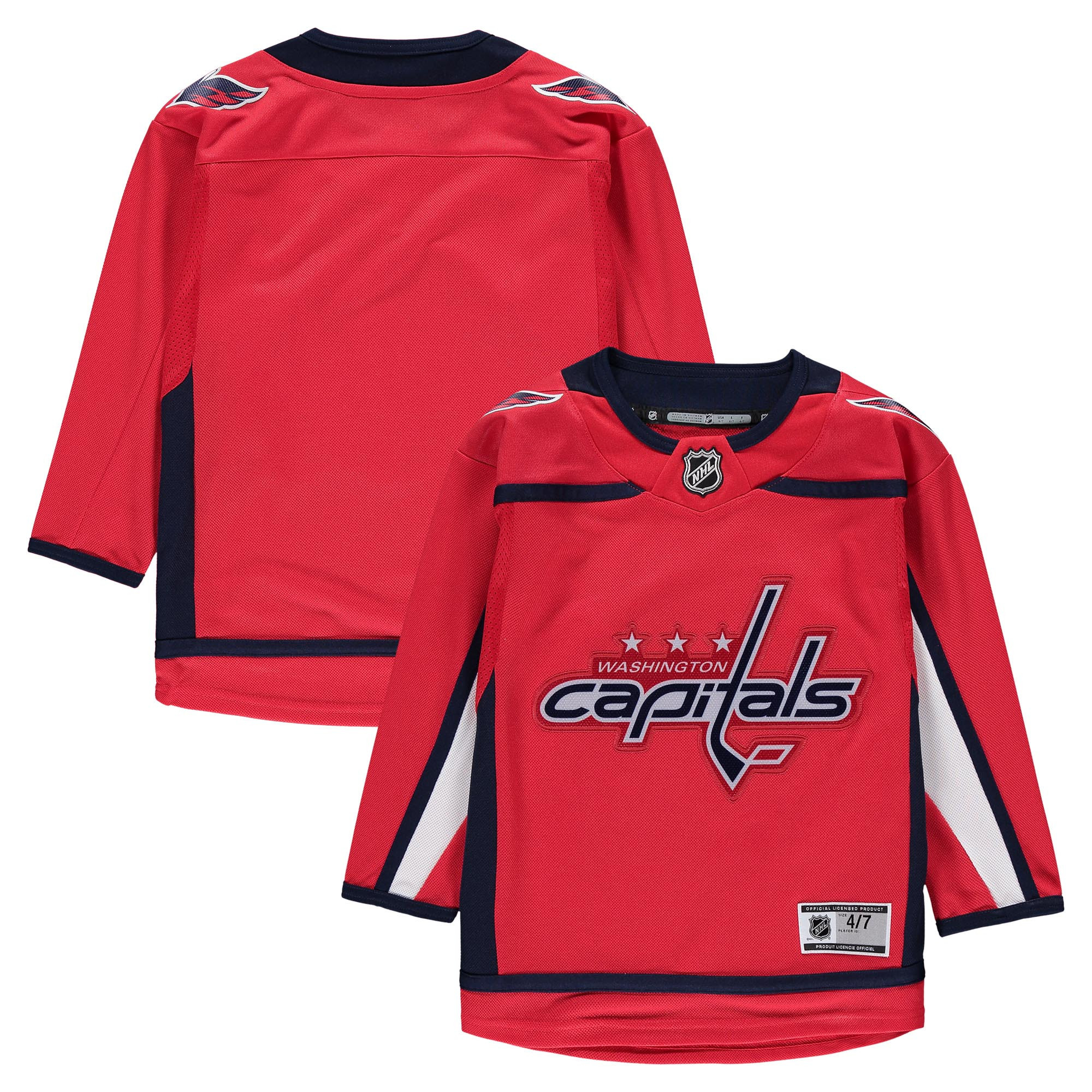 Washington Capitals Preschool Home Team Premier Jersey - Red Nhl