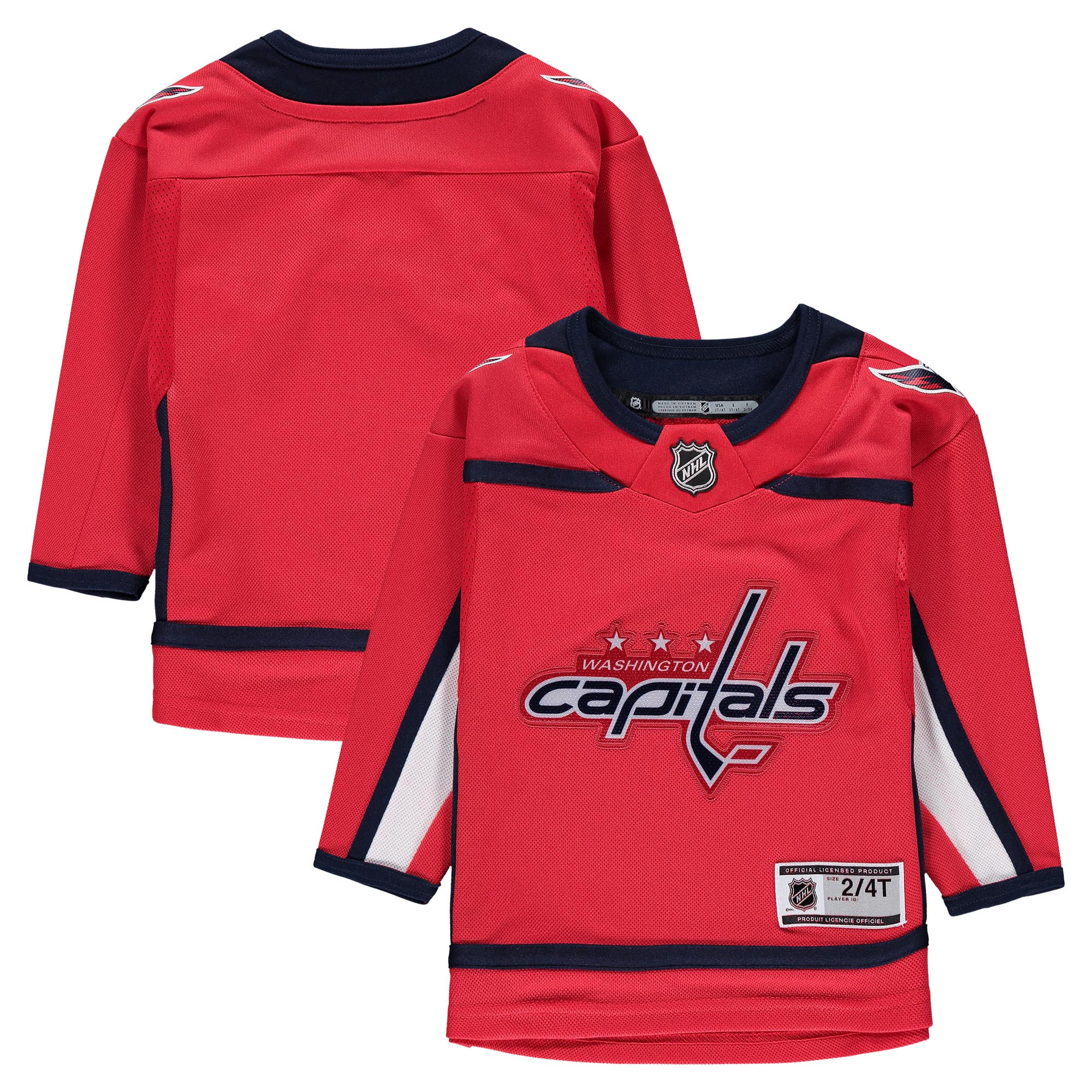Washington Capitals Toddler Home Team Premier Jersey - Red Nhl