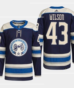 Washington Capitals Tom Wilson 43 Alternate Navy 2022-23 Jersey